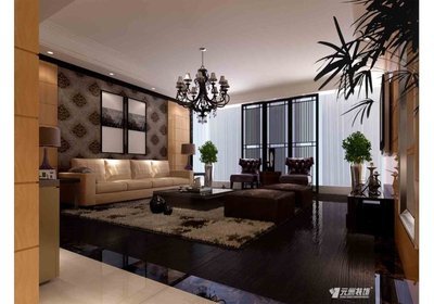 简洁四居室住宅室内装饰装修鉴赏