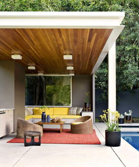 洛杉矶明亮流行色时尚别墅 住宅室内装饰装修新趋势